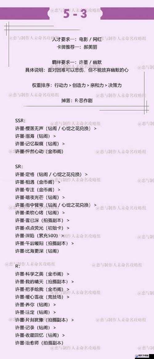 恋与制作人游戏攻略，精英关卡8-2三星完美通关技巧与策略详解