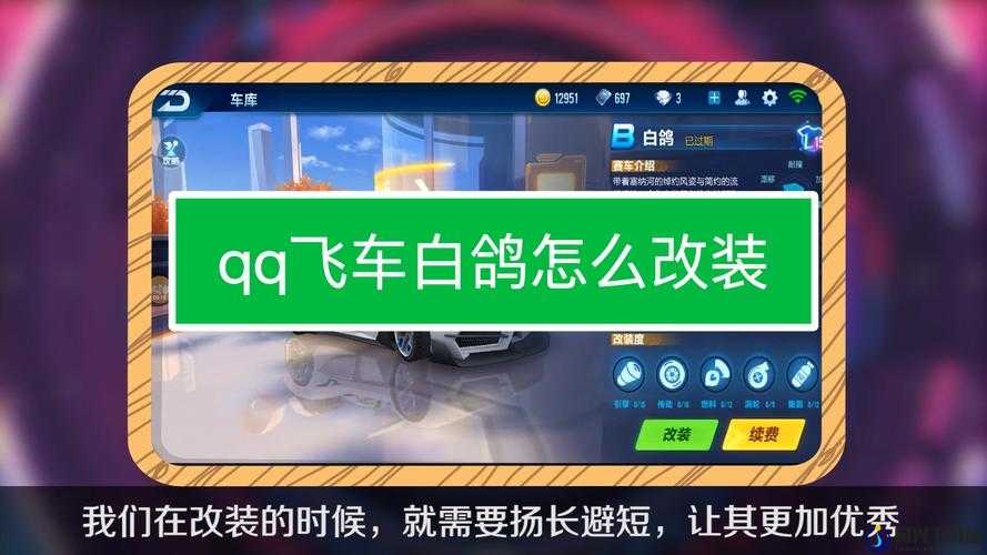 QQ飞车手游白鸽怎样改装？白鸽最佳改装方案推荐